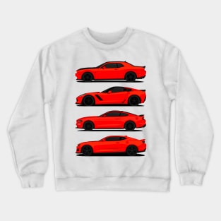 AMERICAN MUSCLE RED Crewneck Sweatshirt